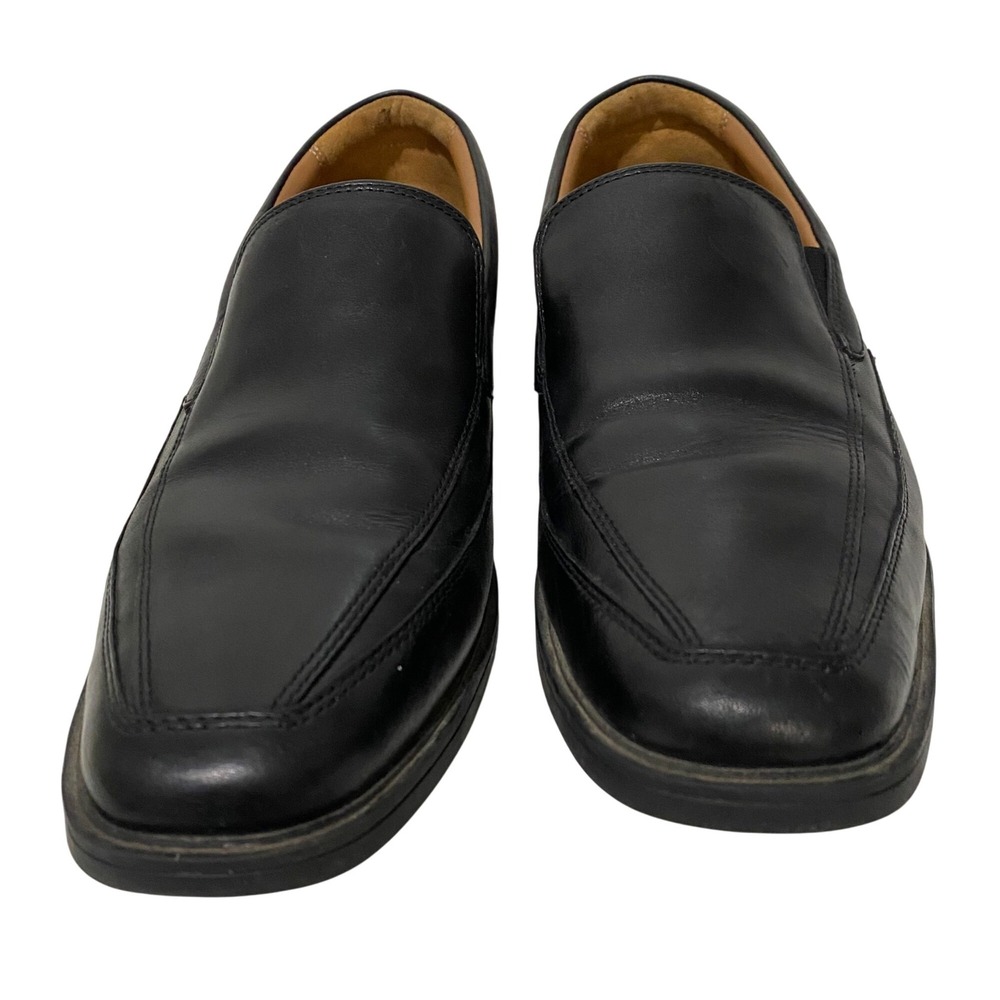 Clarks Tilden Loafer Slip On Dress Shoes Size 12 Black Classic Office Career‎